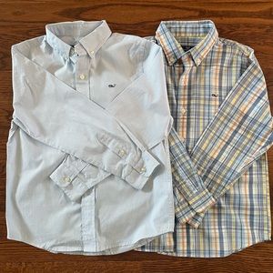 Vineyard Vines BOYS Size 7 button down shirts in EXCELLENT condition